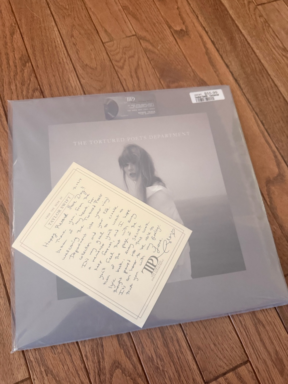 Taylor Swift TTPD RSD with Signed Note from RSD